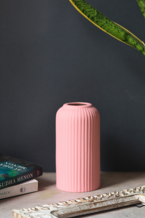Short size ceramic flower pot for home decoration