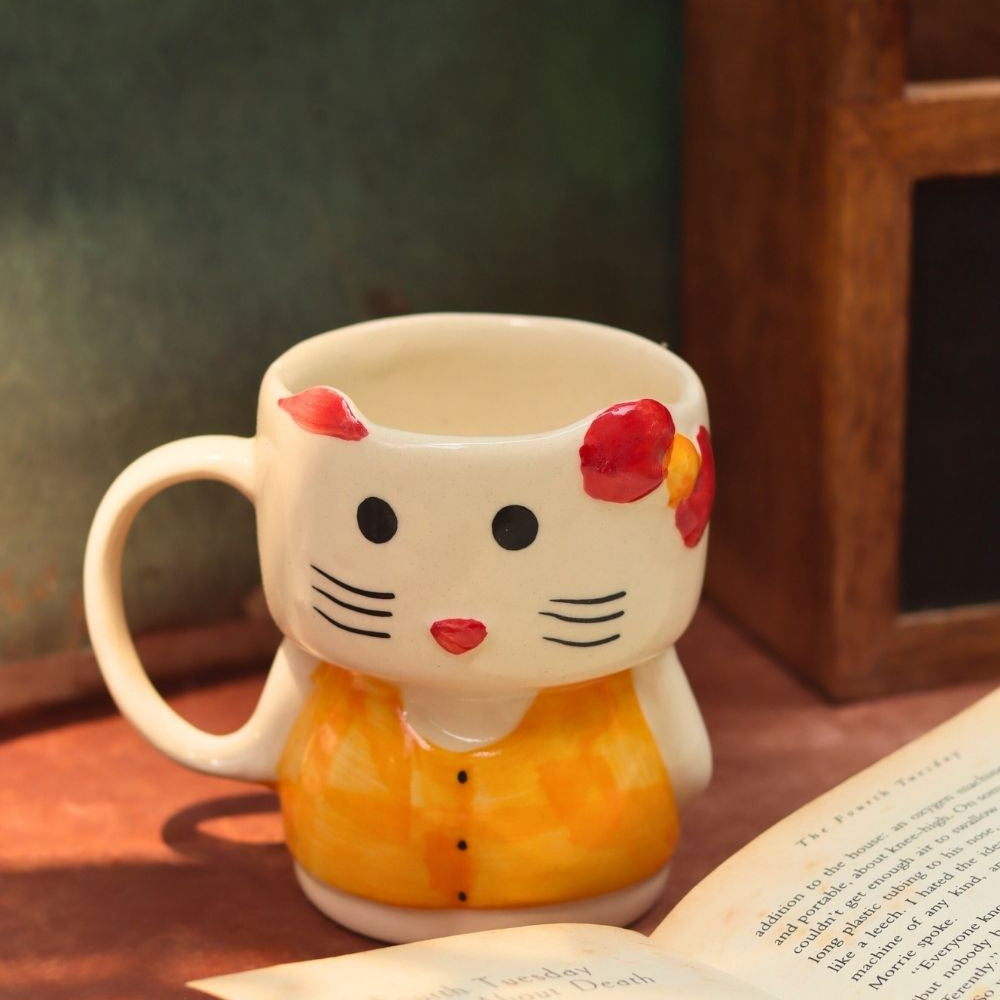 handmade Hello kitty mug