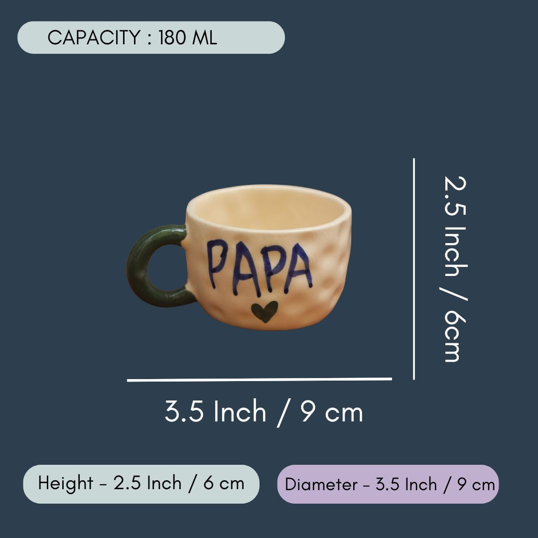 Set of 2 - Super DAD & PAPA Mugs combo