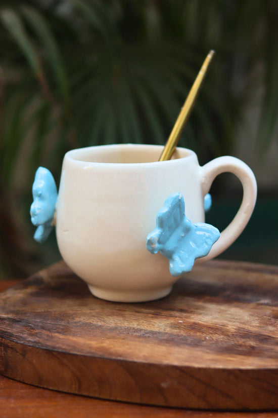 handmade Butterfly Coffee Mug