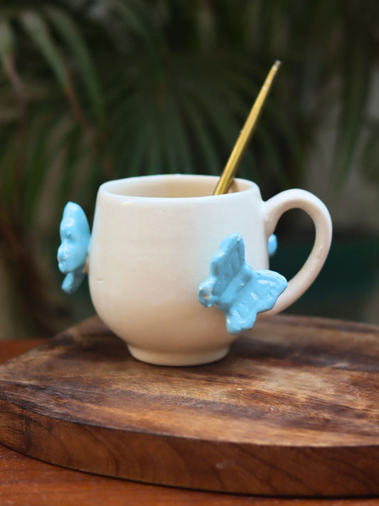 handmade Butterfly Coffee Mug