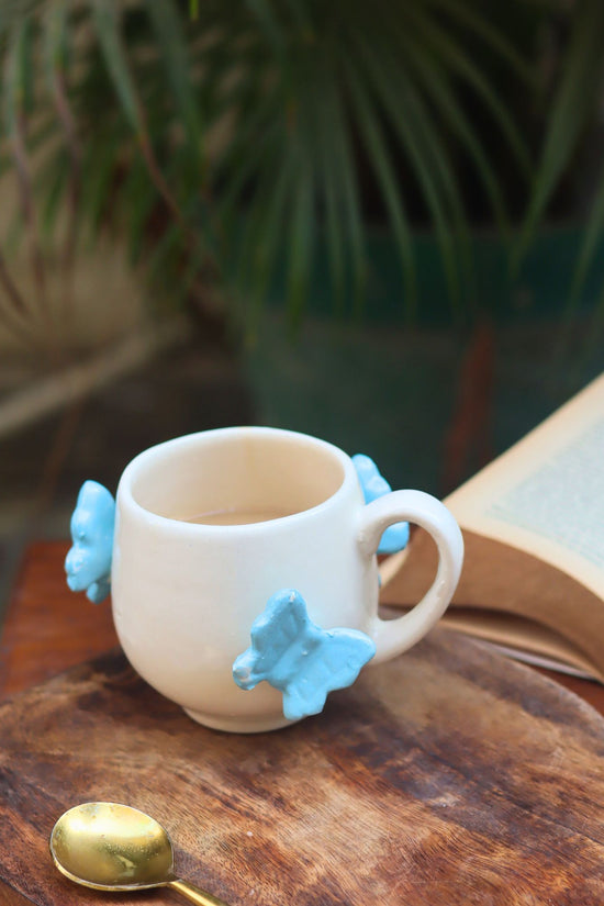 Butterfly Coffee Mug made by ceramic