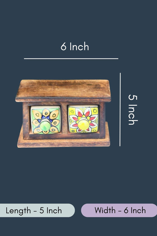 Wooden Decor Drawer – Tribal Art