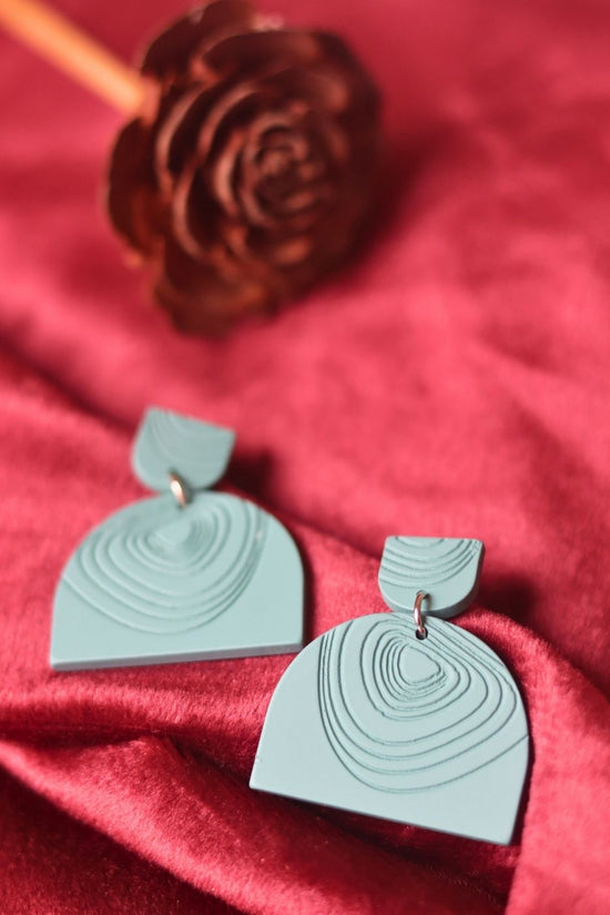 handmade Serene Teal Earrings