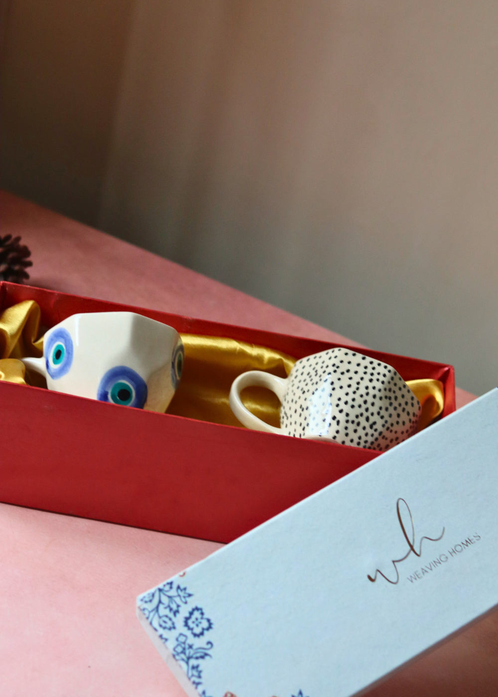 Coffee mug in a gift box