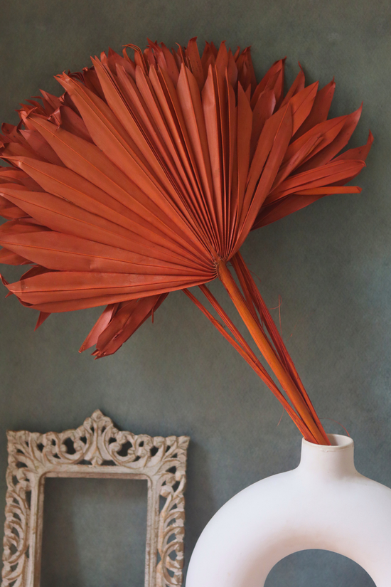 Rust Dried Natural Palm Bunch