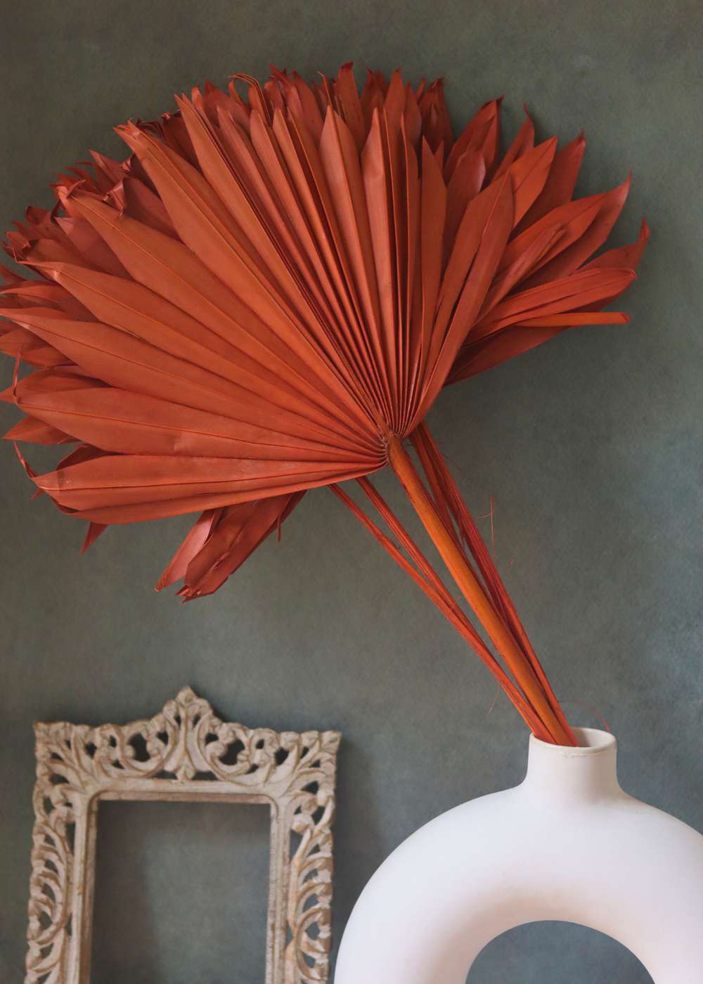 Rust Dried Natural Palm Bunch