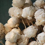 Dried rose bouquet for home decoration