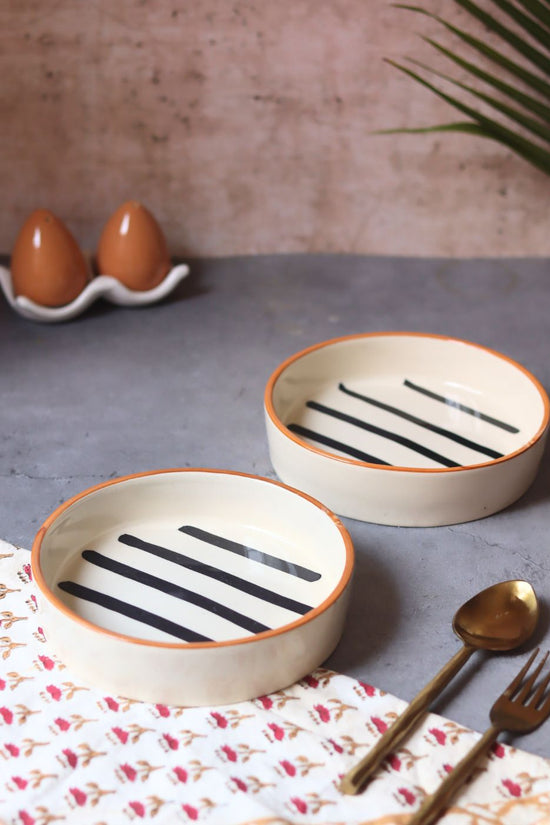 Zebra - Salad Bowl made by ceramic