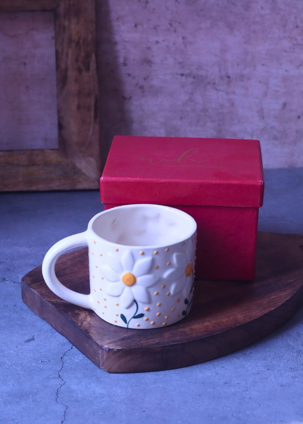 Wildflower Mug in a Gift Box with premium quality material