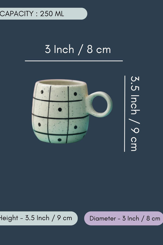 Black Polka Cuddle Mug  // Cuddle Mugs