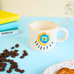 Abstract Evil Eye Mug made by ceramic