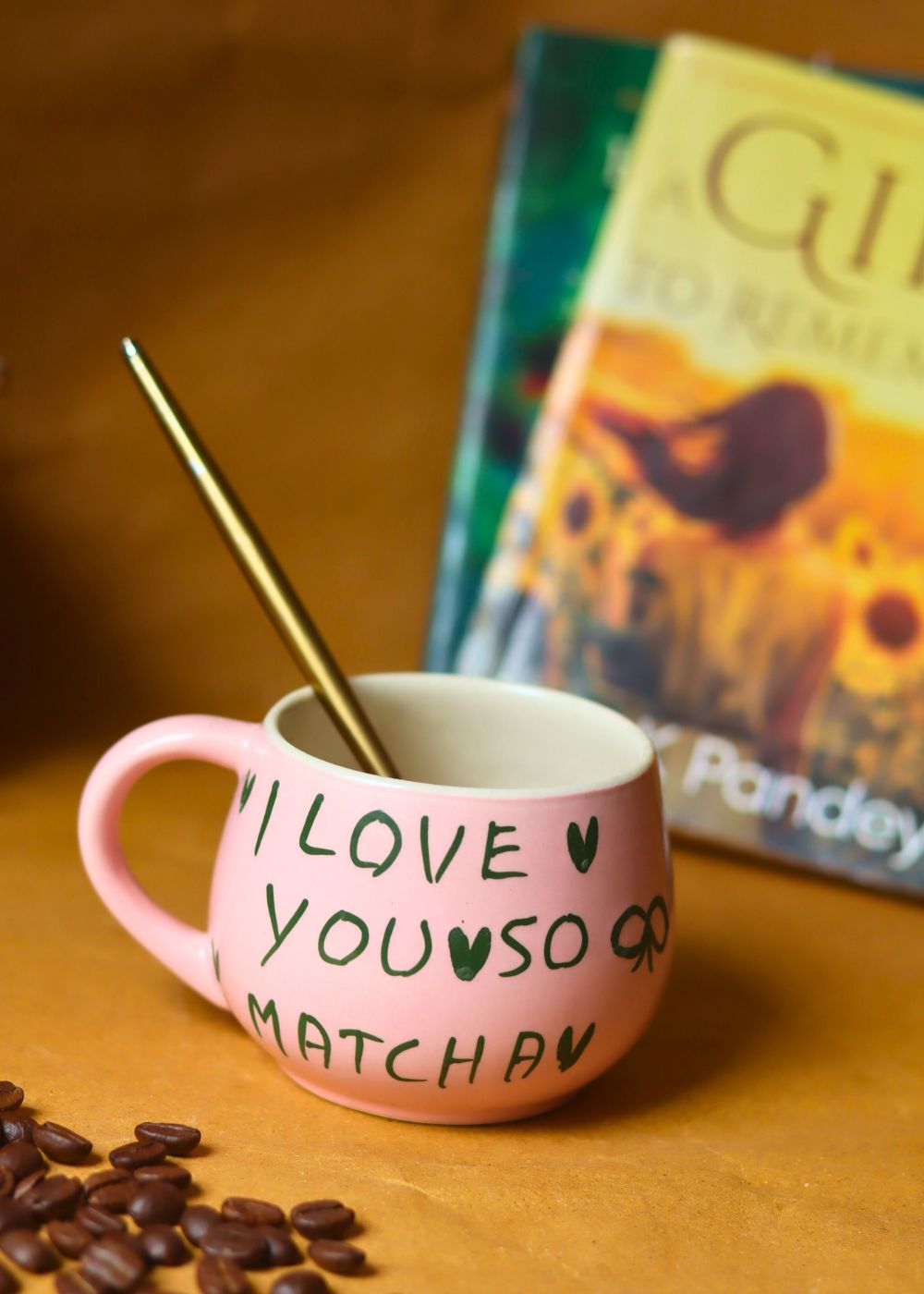 Matcha Love Mug handmade in India