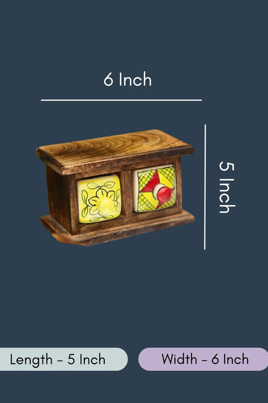 Wooden Decor Drawer – Tribal Glow