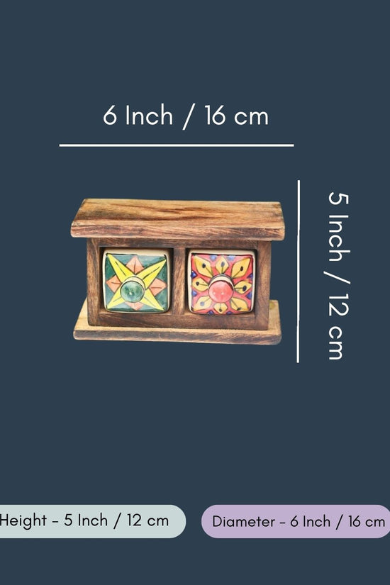 Wooden Decor Drawer – Bohemian Bloom