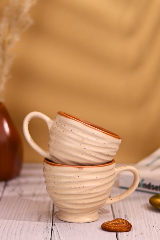 Two chai cups on each other