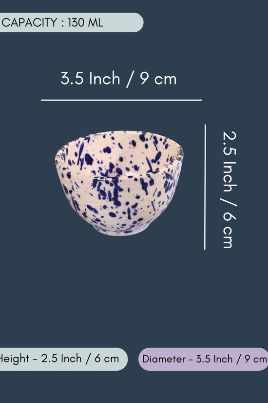 Blue Flecked Katori