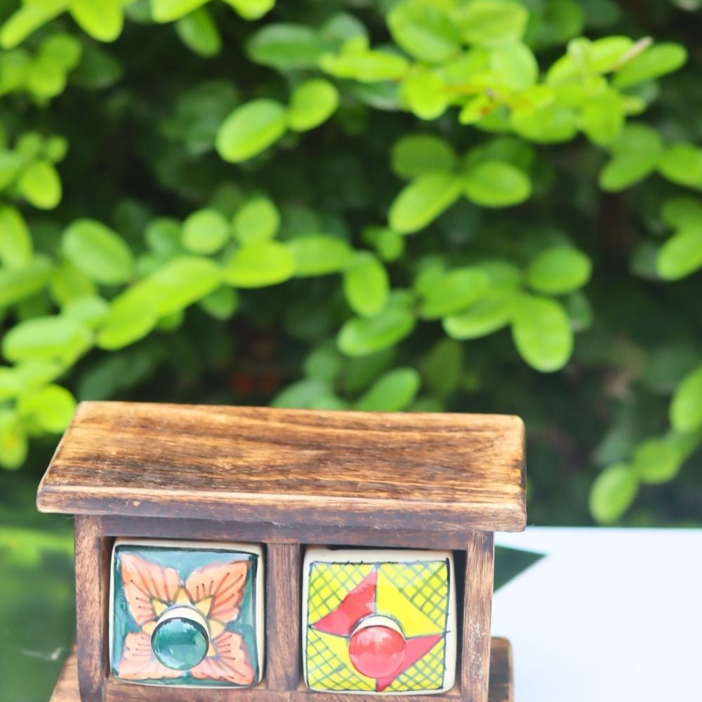 Wooden Decor Drawer – Abstract Bliss made by wooden