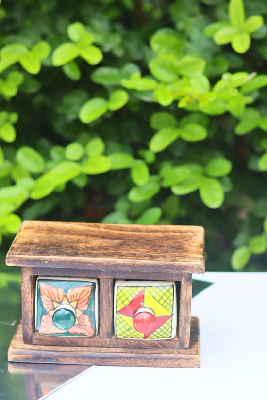 Wooden Decor Drawer – Abstract Bliss made by wooden