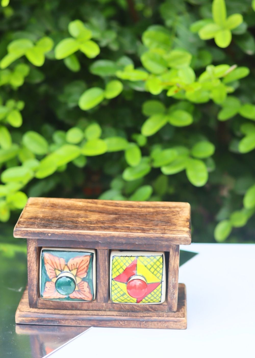 Wooden Decor Drawer – Abstract Bliss made by wooden