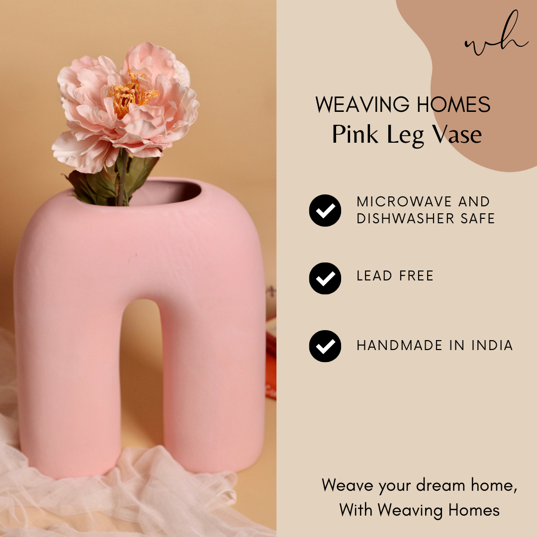 Pink Leg Vase
