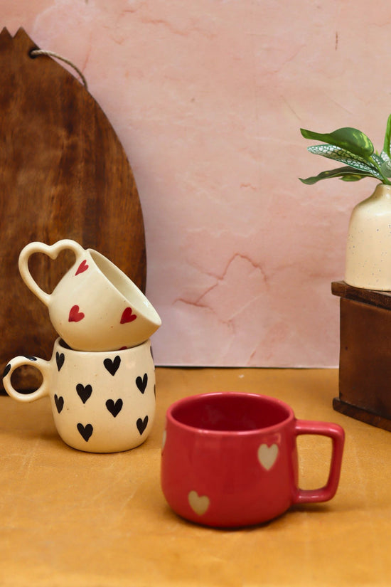 handmade Set of 3 - Forever Love Mug Combo