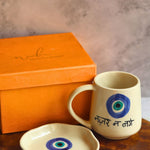 Nazar Mug & Handmade Dessert Plate in a premium Gift Box 