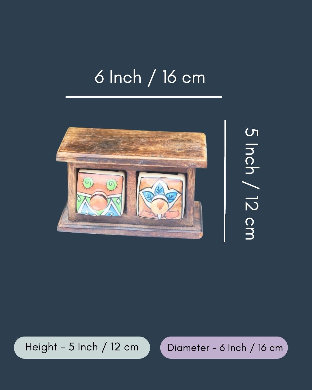 Wooden Decor Drawer – Handcrafted Glow