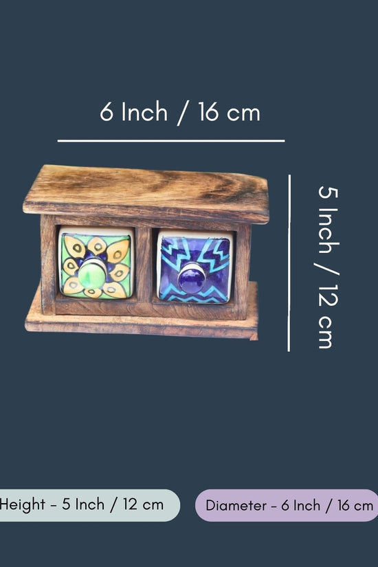 Wooden Decor Drawer – Eclectic Fusion
