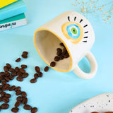 Abstract Evil Eye Mug handmade in india