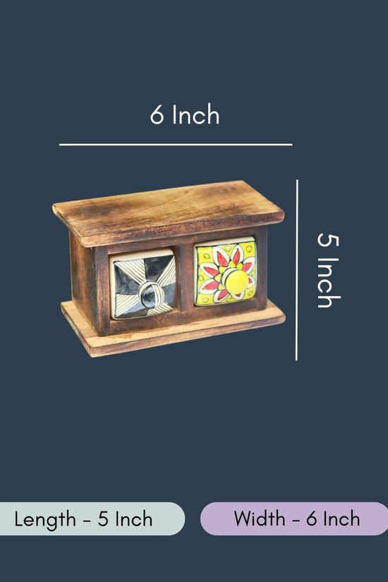 Wooden Decor Drawer – Mystic Abstract