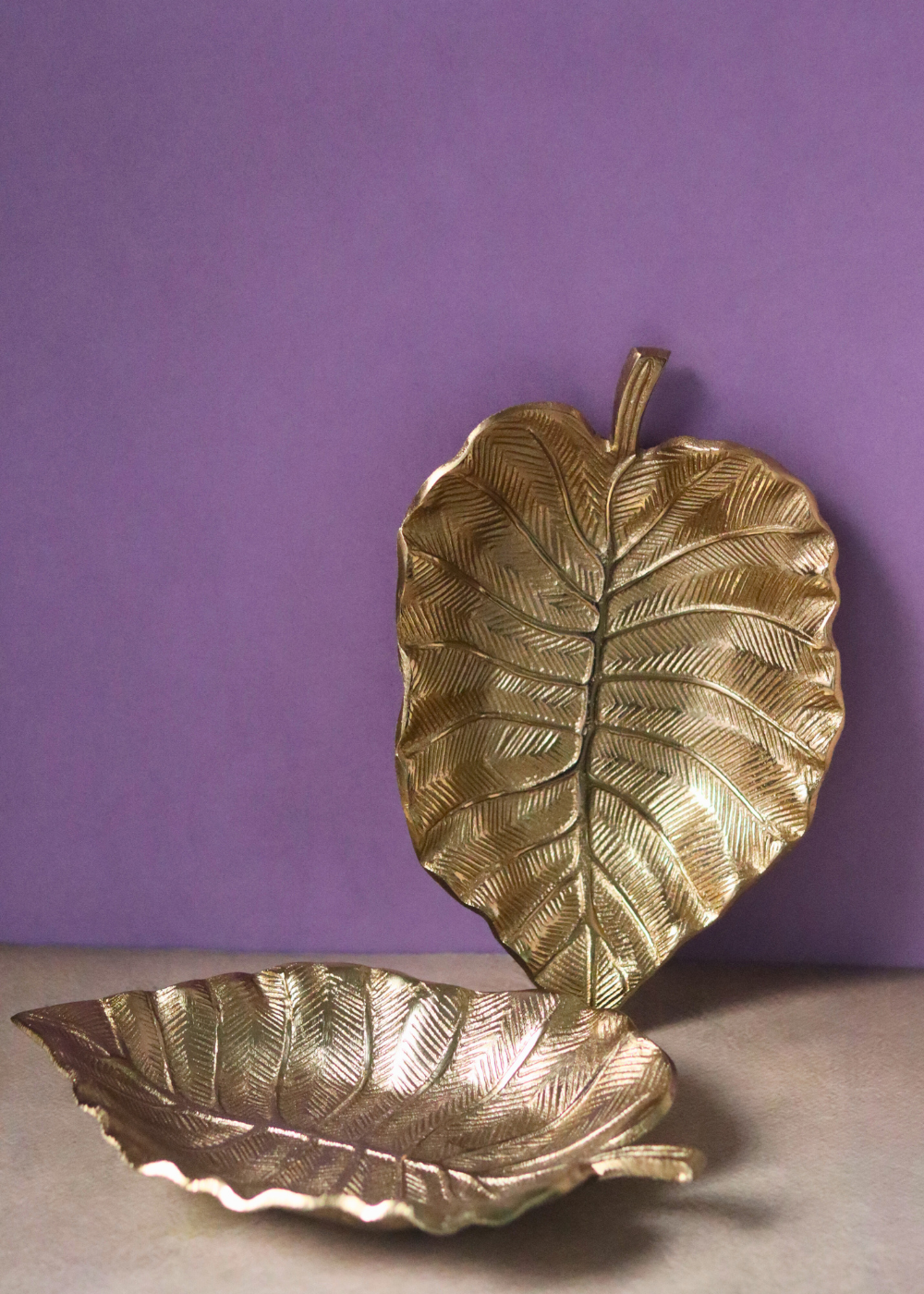 Golden Bliss Palm Leaf Bowls