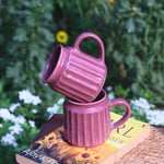 Handmade Magenta Coffee Mug