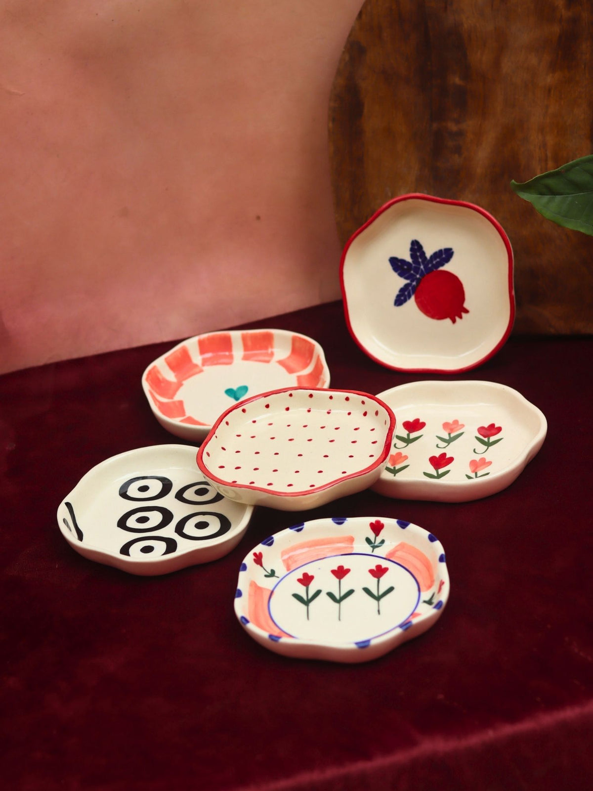 Set of 6 Bliss handmade Dessert plate (for the price of 5)with premium quality material