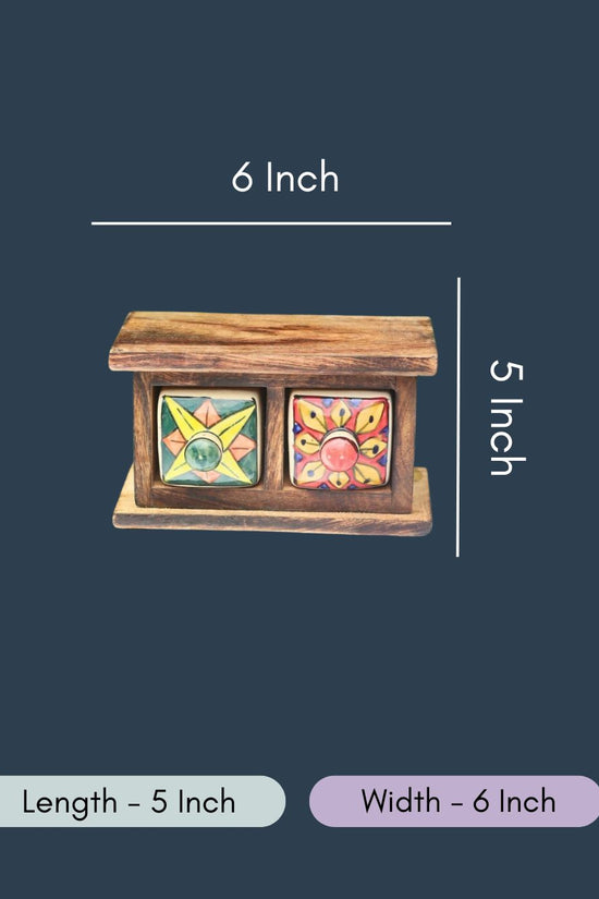 Wooden Decor Drawer – Bohemian Bloom