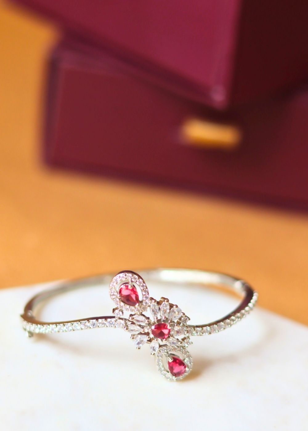Waterproof Ruby Elegance Bracelet