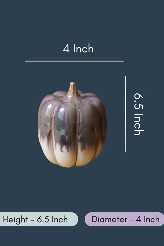 Shaded brown pumpkin - tall