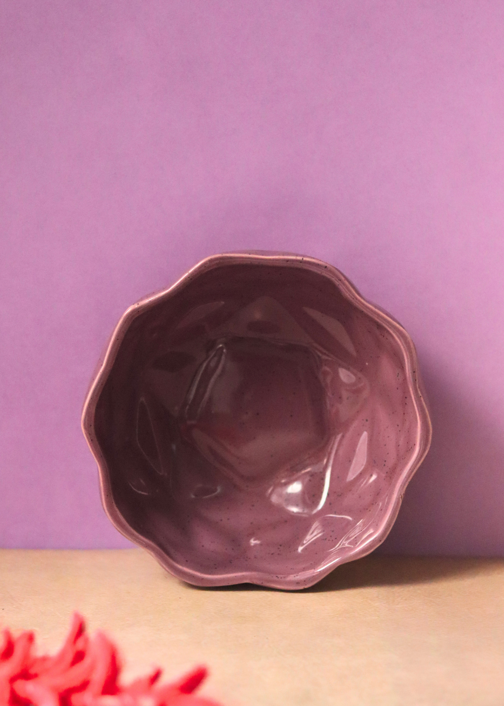 Serveware purple diamond bowl