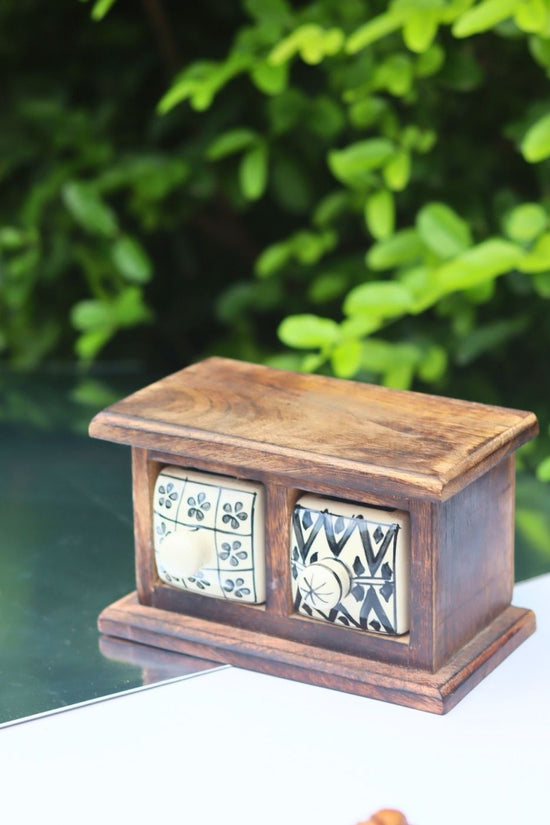 Wooden Decor Drawer – Abstract Tales with premium quality material