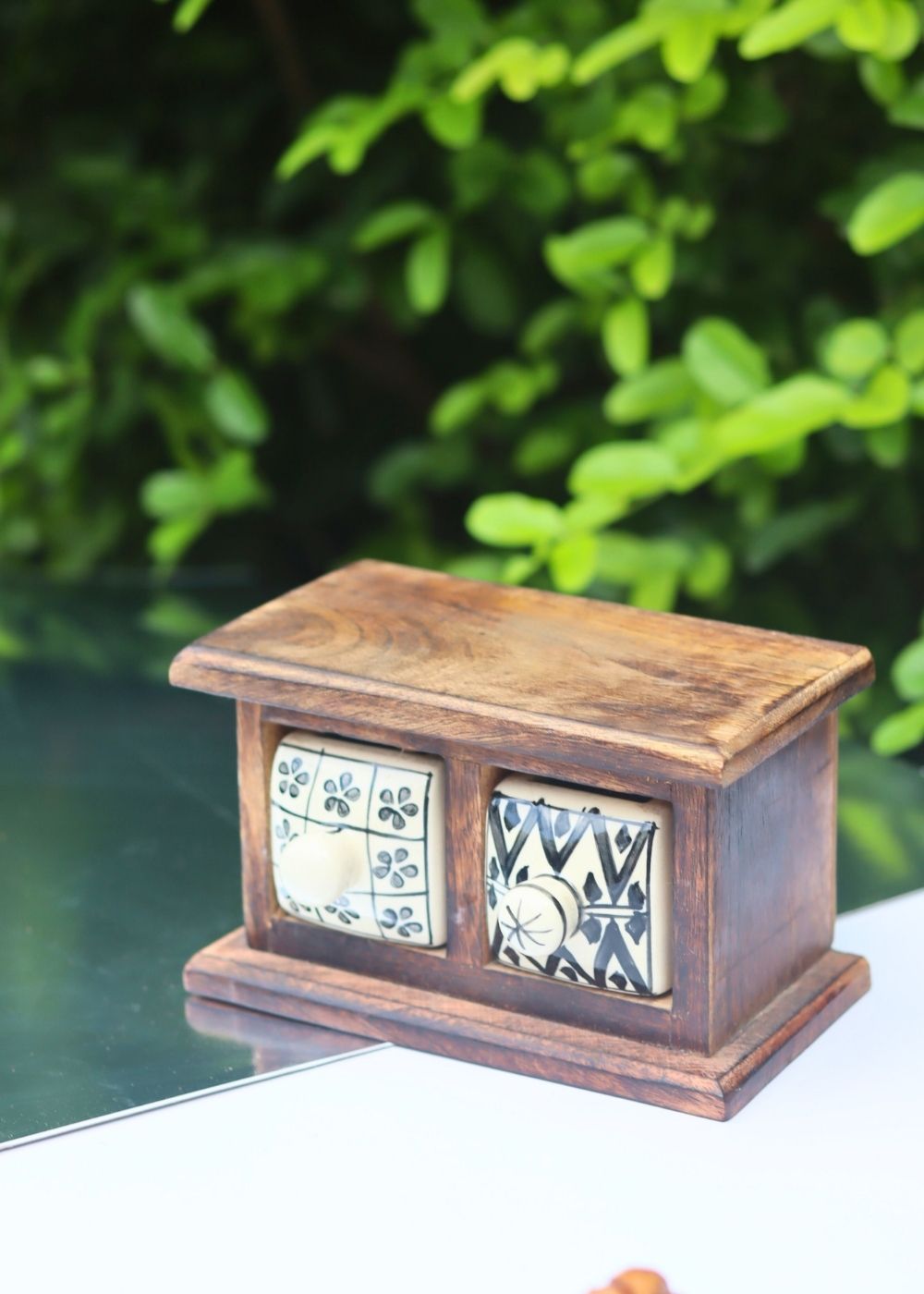 Wooden Decor Drawer – Abstract Tales with premium quality material