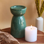 Green Pillar Candle Holder - Large with premium quality  material