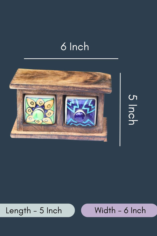Wooden Decor Drawer – Eclectic Fusion