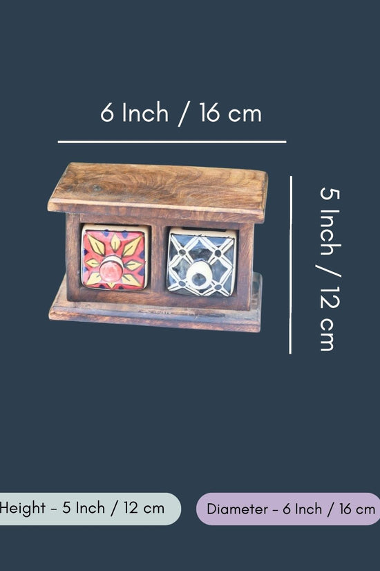 Wooden Decor Drawer – Carnival Bloom