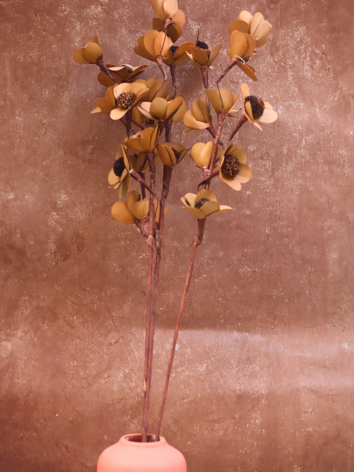 Handmade Brown Mangolia Bunch