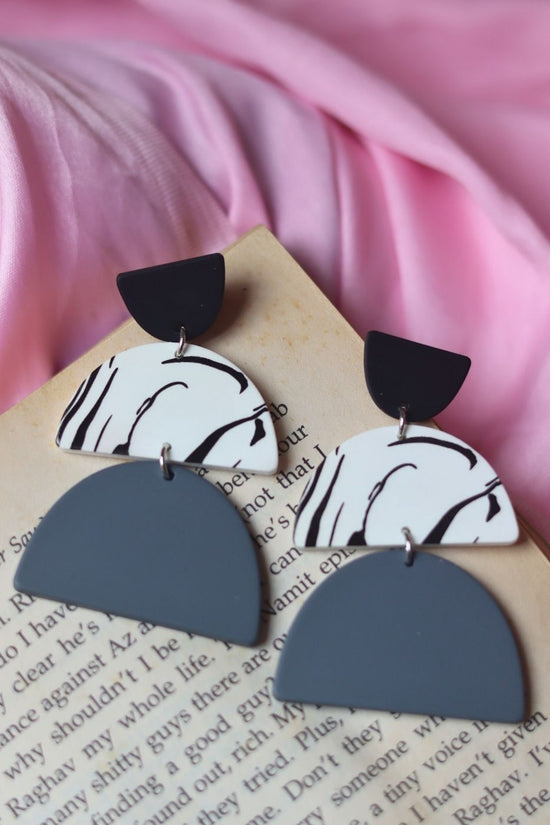 handmade Classic Noir Earrings