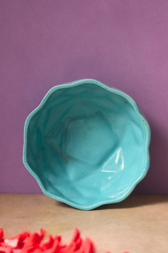 Dinnerware blue diamond bowl large size