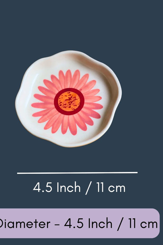 Flower Handmade Dessert Plate