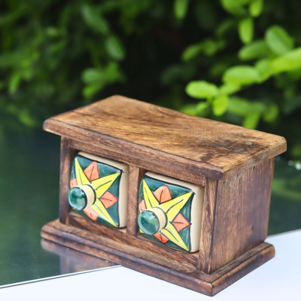 Wooden Decor Drawer – Bohemian Glow made by wooden