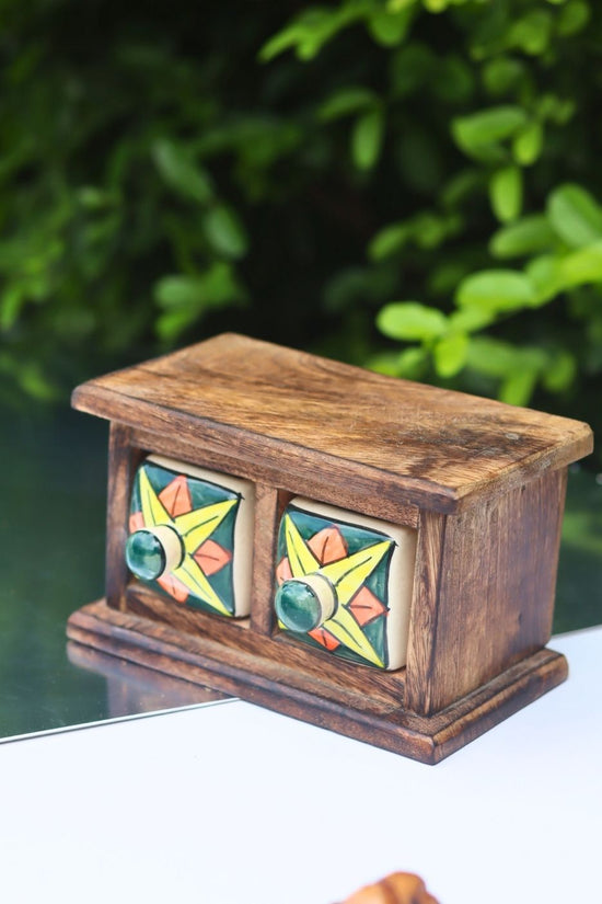 Wooden Decor Drawer – Bohemian Glow made by wooden