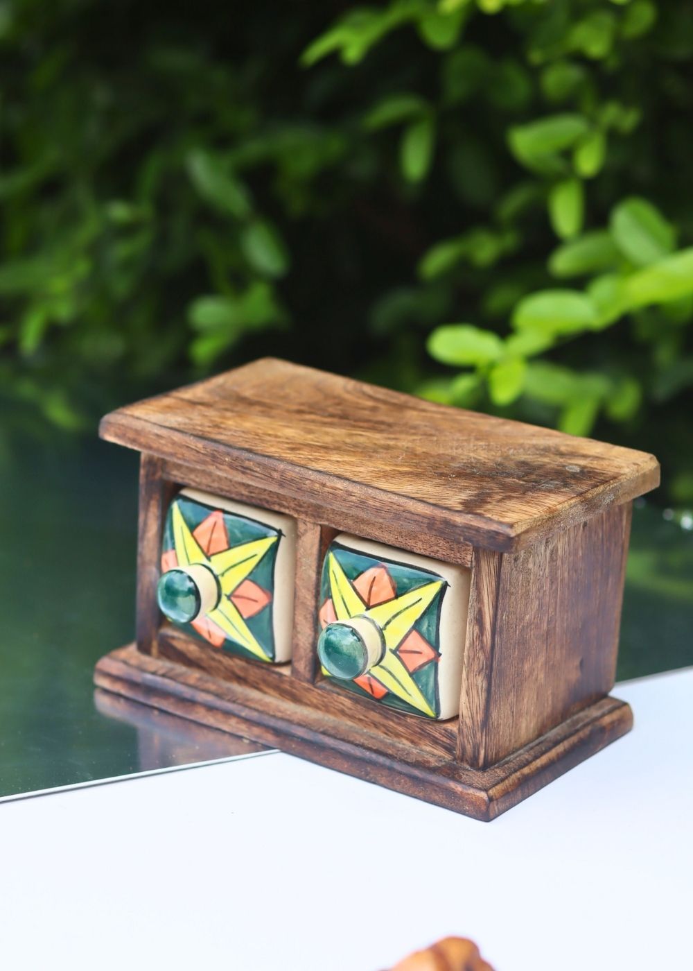 Wooden Decor Drawer – Bohemian Glow made by wooden